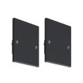 Zaślepka czarna do profilu aluminiowego LED "MOD-50" - kpl. 2 szt.