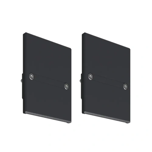 Zaślepka czarna do profilu aluminiowego LED "MOD-50" - kpl. 2 szt.