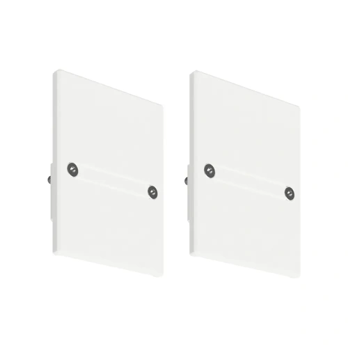Zaślepka biała do profilu aluminiowego LED "MOD-50" - kpl. 2 szt.