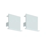 Zaślepka biała do profilu aluminiowego LED "LOKOM" - kpl. 2 szt.