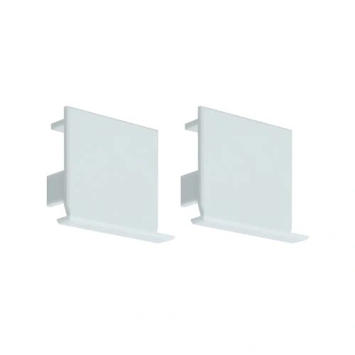 Zaślepka biała do profilu aluminiowego LED "LOKOM" - kpl. 2 szt.