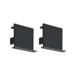 Zaślepka czarna do profilu aluminiowego LED "LOKOM" - kpl. 2 szt.