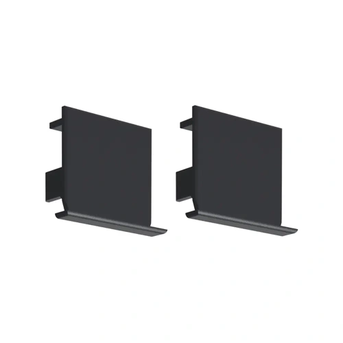 Zaślepka czarna do profilu aluminiowego LED "LOKOM" - kpl. 2 szt.