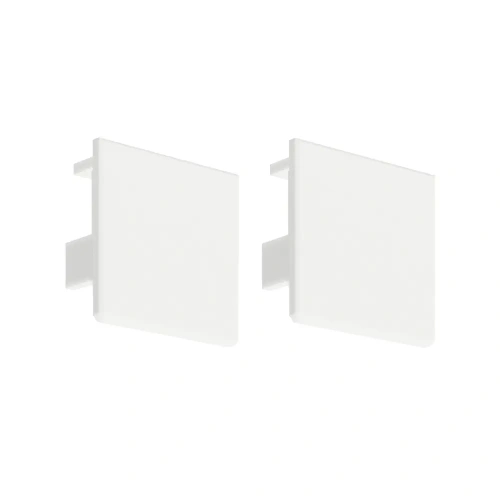 Zaślepka biała do profilu aluminiowego LED "LIPOD" - kpl. 2 szt.