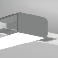 Zaślepka szara do profilu aluminiowego LED "KOZEL-50" - kpl. 2 szt.-realizacja-