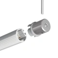 Zaślepka szara do profilu aluminiowego LED przewodnikowa "OLEK-LUK"-realizacja
