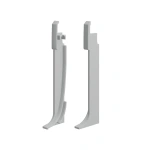 Zaślepka szara do profilu aluminiowego LED "OLIS-K" - kpl. 2 szt.