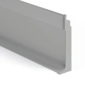 Zaślepka szara do profilu aluminiowego LED "OLIS-K" - kpl. 2 szt.-realizacja-