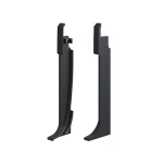 Zaślepka czarna do profilu aluminiowego LED "OLIS-K" - kpl. 2 szt.