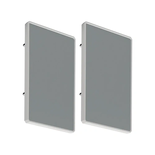 Zaślepka srebrna do profilu aluminiowego LED "DES" - kpl. 2 szt.