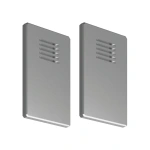 Zaślepka srebrna do profilu aluminiowego LED "DESIN" - kpl. 2 szt.