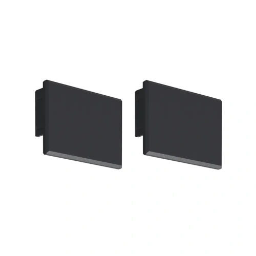 Zaślepka czarna do profilu aluminiowego LED "GIZA-LL-ZMG" - kpl. 2 szt.