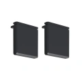 Zaślepka czarna do profilu aluminiowego LED "GIZAT" - kpl. 2 szt.