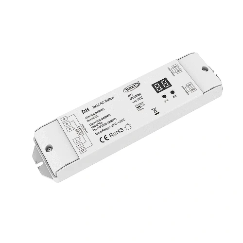 Włącznik oświetlenia 230VAC (DALI) - 2 kanałowy 2300W - LCD - DH