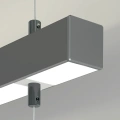 Zaślepka srebrna do profilu aluminiowego LED "GLAZA-DUO" - kpl. 2 szt. - realizacja