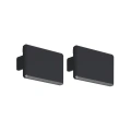 Zaślepka czarna do profilu aluminiowego LED "GLAZA-LL" - kpl. 2 szt.