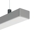 Zaślepka srebrna do profilu aluminiowego LED "GLAZA-LL" - kpl. 2 szt. - realizacja