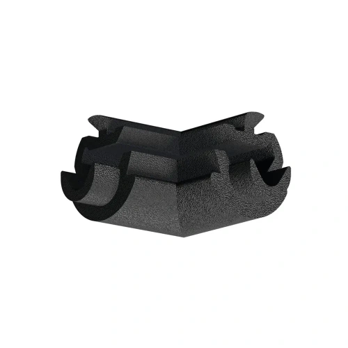 Zaślepka czarna do profilu aluminiowego LED "PIKO-O-90"