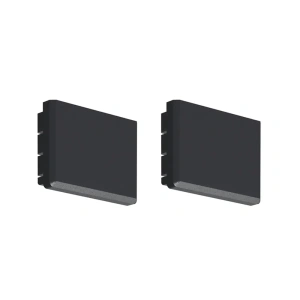 Zaślepka czarna do osłony kwadratowej "KOMPENSA-K" - kpl. 2 szt.