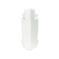 Zaślepka biała do profilu aluminiowego LED "OLIS-K-90W" - narożna wewnętrzna - 1 szt.