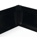 Zaślepka czarna do profilu aluminiowego LED "OLIS-K-90W" - narożna wewnętrzna - 1 szt. - realizacja