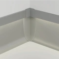 Zaślepka szara do profilu aluminiowego LED "OLIS-K-90W" - narożna wewnętrzna - 1 szt. - realizacja