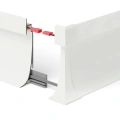 Zaślepka biała do profilu aluminiowego LED "OLIS-K-90Z" - narożna zewnętrzna - 1 szt. - realizacja