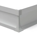 Zaślepka szara do profilu aluminiowego LED "OLIS-K-90Z" - narożna zewnętrzna - 1 szt. - realizacja