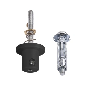 Zawieszka powierzchniowa "W-KG-Z" czarna - do montażu linek/prętów przewodzących