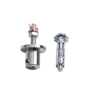 Zawieszka powierzchniowa "W-KG" srebrna - do montażu linek/prętów przewodzących