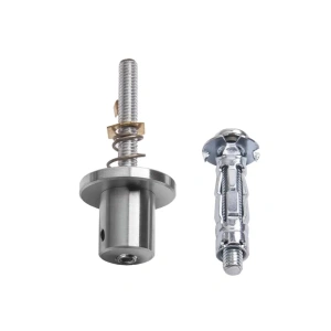 Zawieszka powierzchniowa "P-KG-Z" srebrna - do montażu linek/prętów przewodzących