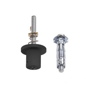 Zawieszka powierzchniowa "P-KG-Z" czarna - do montażu linek/prętów przewodzących