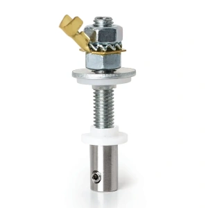 Zawieszka powierzchniowa "FI-8-LIN-Z" srebrna - do montażu linek przewodzących