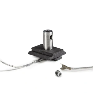 Zawieszka "OS22-PRET-Z" czarna - do montażu prętów przewodzących