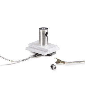 Zawieszka "OS22-LIN-Z" biała - do montażu linek przewodzących