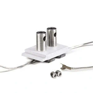 Zawieszka "OS22-DUO-PRET-Z" biała dwubiegunowa - do montażu prętów przewodzących