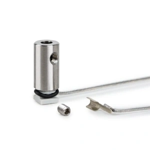 Zawieszka "FI-8-PRET-ZMZ" srebrna - do montażu prętów przewodzących