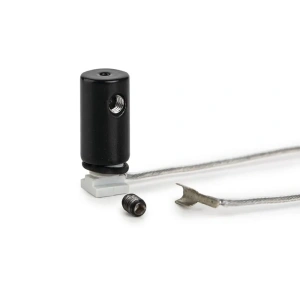 Zawieszka "FI-8-LIN-ZMZ" czarna - do montażu linek przewodzących