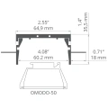 Profil techniczny RAM-TEK-100 - Surowy - wymiary