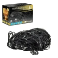 Siatka LED - 278 LED 3x2m IP65 czarny przewód - BIAŁA CIEPŁA