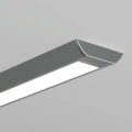 Profil aluminiowy LED STOS-ALU anodowany z kloszem z zaślepką