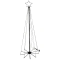 Choinka stożkowa LED 200 cm - 190 LED białe ciepłe
