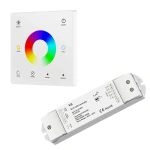 Sterownik LED Skydance - RGB+CCT - 1 strefowy - Panel naścienny 3V + odbiornik - biały zestaw 