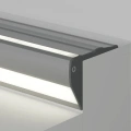 Profil aluminiowy LED STEPUS anodowany z kloszem - z zaślepką