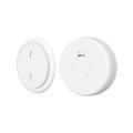 Sterownik LED Skydance - RGB / RGB+W - 1 strefowy - Okrągły panel naścienny 3V + odbiornik - zestaw - panel naścienny RK4-4 obudowa