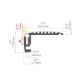 Profil aluminiowy LED STEKO - wymiary