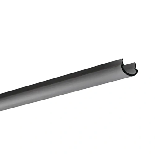 Klosz zatrzaskowy "PIKO-7R" czarny do profilu aluminiowego LED
