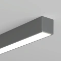 Profil aluminiowy LED PDS-H anodowany z kloszem - wizualizacja