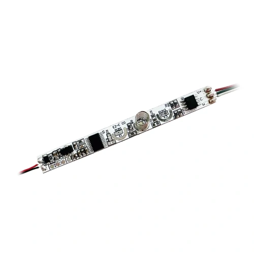 Mikro wyłącznik LED CCT do profili aluminiowych - 5-24V DC 4A - pojemnościowy - E2-C1