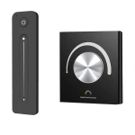 Ściemniacz LED Skydance (WiFi) - Mono - 1 strefowy - Panel naścienny 12-48V DC + pilot LED - czarny zestaw 